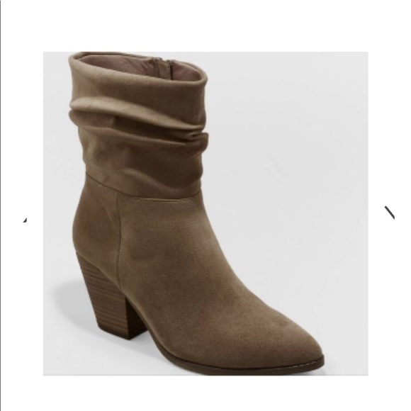 Universal Thread Shoes - Universal thread new ankle boots memory foam taupe